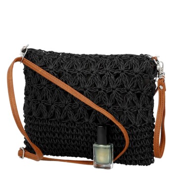 Dámska crossbody kabelka čierna - Firenze Seiya