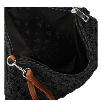 Dámska crossbody kabelka čierna - Firenze Seiya