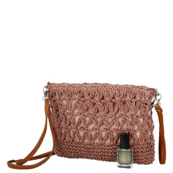 Dámska crossbody kabelka ružová - Firenze Seiya