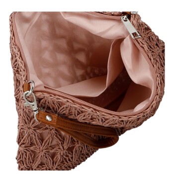 Dámska crossbody kabelka ružová - Firenze Seiya
