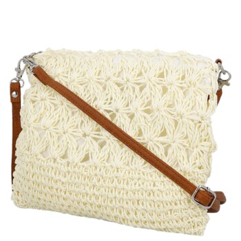 Dámska crossbody kabelka biela - Firenze Seiya