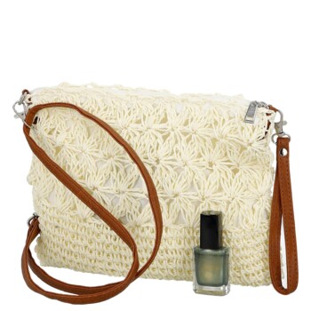 Dámska crossbody kabelka biela - Firenze Seiya
