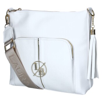 Dámska crossbody kabelka biela - Laura Biaggi Magia