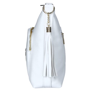 Dámska crossbody kabelka biela - Laura Biaggi Magia