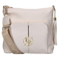 Dámska crossbody kabelka béžová - Laura Biaggi Magia