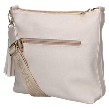 Dámska crossbody kabelka béžová - Laura Biaggi Magia