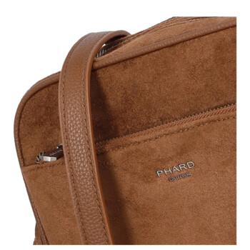 Dámska crossbody kabelka hnedá - Phard Lysa