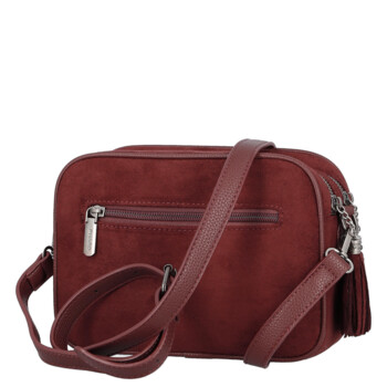 Dámska crossbody kabelka vínová - Phard Lysa