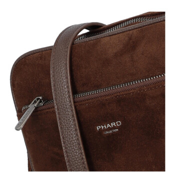 Dámska crossbody kabelka coffee - Phard Lysa