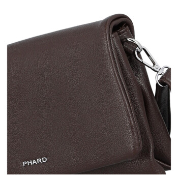 Dámska crossbody kabelka coffee - Phard Klotil