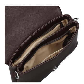 Dámska crossbody kabelka coffee - Phard Klotil