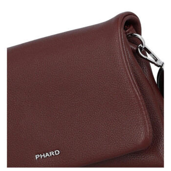 Dámska crossbody kabelka vínová - Phard Klotil