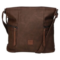 Dámska crossbody kabelka coffee - Firenze Lenah