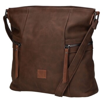 Dámska crossbody kabelka coffee - Firenze Lenah