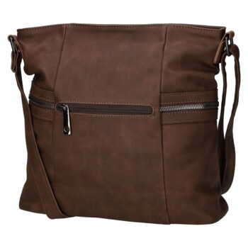 Dámska crossbody kabelka coffee - Firenze Lenah
