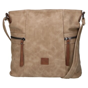 Dámska crossbody kabelka khaki - Firenze Lenah