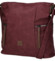 Dámska crossbody kabelka vínová - Firenze Lenah