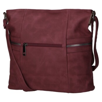 Dámska crossbody kabelka vínová - Firenze Lenah