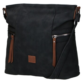 Dámska crossbody kabelka čierna - Firenze Lenah