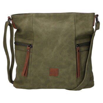 Dámska crossbody kabelka zelená - Firenze Lenah