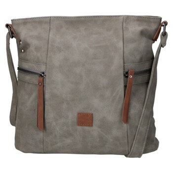 Dámska crossbody kabelka šedá - Firenze Lenah