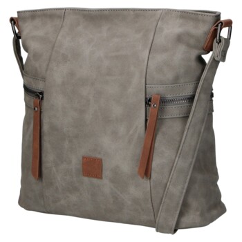 Dámska crossbody kabelka šedá - Firenze Lenah