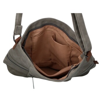 Dámska crossbody kabelka šedá - Firenze Lenah