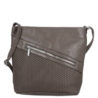 Dámska crossbody kabelka coffee - Firenze Santela