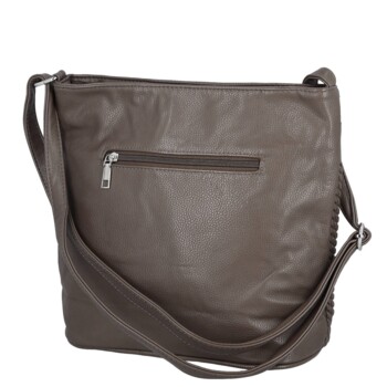Dámska crossbody kabelka coffee - Firenze Santela