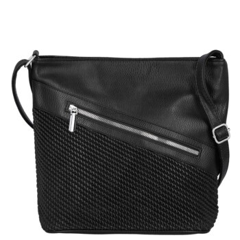 Dámska crossbody kabelka čierna - Firenze Santela