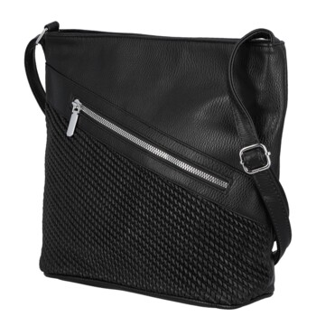 Dámska crossbody kabelka čierna - Firenze Santela
