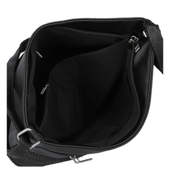Dámska crossbody kabelka čierna - Firenze Santela