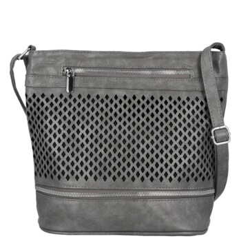 Dámska crossbody kabelka šedá - Firenze Samia