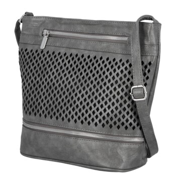 Dámska crossbody kabelka šedá - Firenze Samia