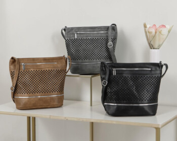 Dámska crossbody kabelka šedá - Firenze Samia