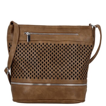 Dámska crossbody kabelka hnedá - Firenze Samia