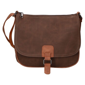 Dámska crossbody kabelka tmavo hnedá - Firenze Marisa