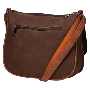 Dámska crossbody kabelka tmavo hnedá - Firenze Marisa