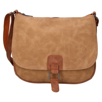 Dámska crossbody kabelka béžová - Firenze Marisa