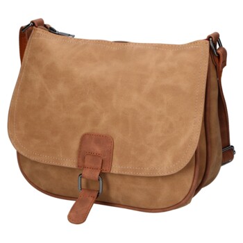 Dámska crossbody kabelka béžová - Firenze Marisa