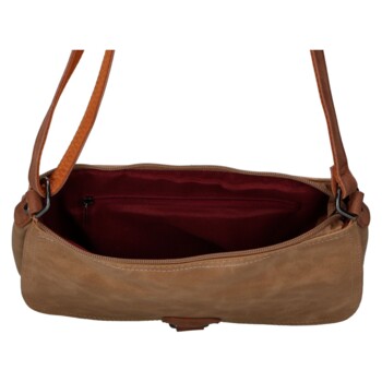 Dámska crossbody kabelka béžová - Firenze Marisa