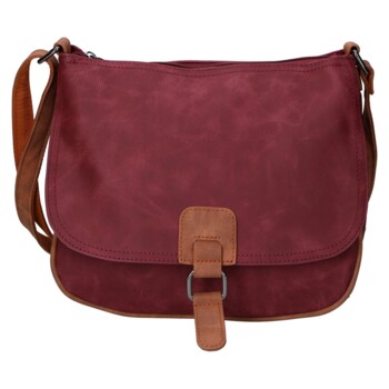 Dámska crossbody kabelka vínová - Firenze Marisa