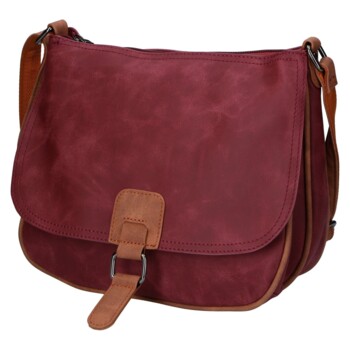 Dámska crossbody kabelka vínová - Firenze Marisa