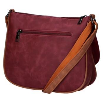 Dámska crossbody kabelka vínová - Firenze Marisa