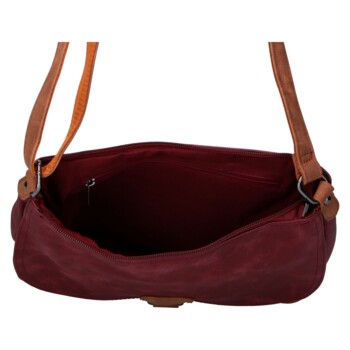 Dámska crossbody kabelka vínová - Firenze Marisa