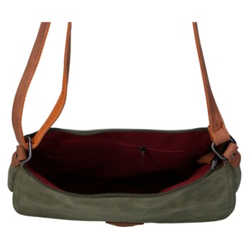 Dámska crossbody kabelka zelená - Firenze Marisa