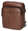 Pánska kožená crossbody taška hnedá - Coveri Fabien