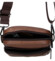 Pánska kožená crossbody taška hnedá - Coveri Fabien