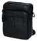 Pánska kožená crossbody taška čierna - Coveri Fabien