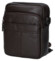 Pánska kožená crossbody taška coffee - Coveri Fabien